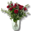 Boeket rode rozen