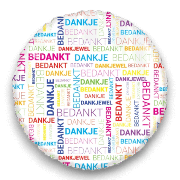 Bedankt Heliumballon