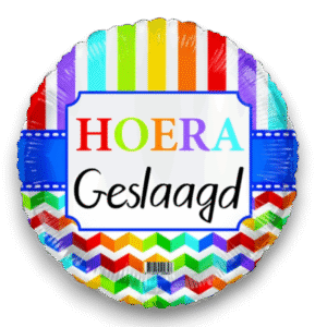 Hoera Geslaagd Heliumballon