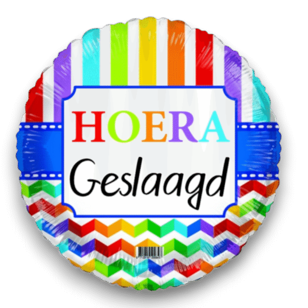 Hoera Geslaagd Heliumballon