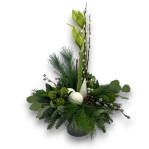 Kerststuk - Sneeuwwit