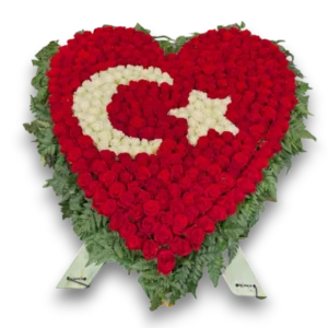 Rozenhart Turkse vlag